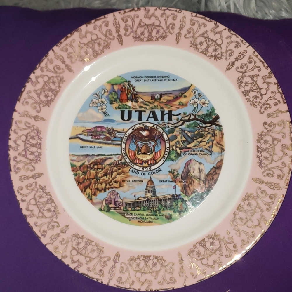 Utah state plate